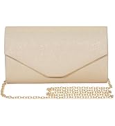 UBAYMAX Clutch Purses for Women Formal Dressy Evening Handbags Crossbody | Sparkly PU Leather Env...