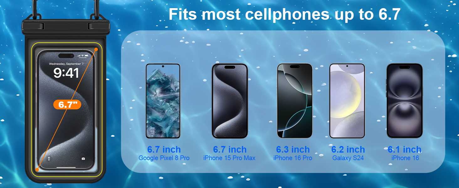 water proof phone pouch