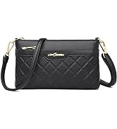 FSD.WG Women's Leather Crossbody Bag Lightweight Shoulder Bag and Stylish Clutch Bag Large Capaci...