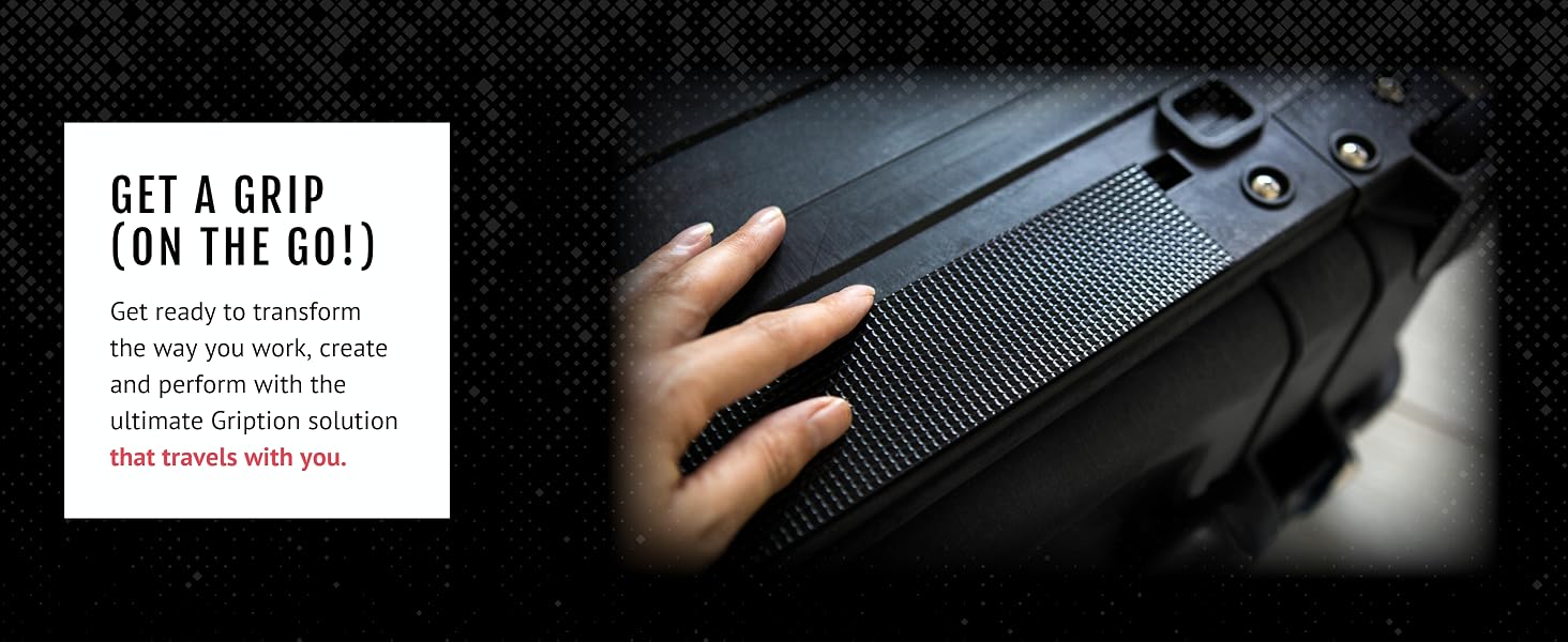 Transform the way you work with the ultimate Gription 2" Thick solution that travels with you