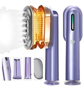 Steamer for Clothes, 2-in-1 Portable Handheld Garment Steamer & Iron with Self-Cleaning, 1200W Po...