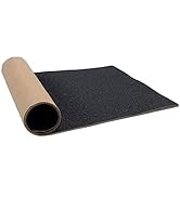 ZUEXT 11" x 44" Black Skateboard Grip Tape Sheet, Bubble Free Waterproof Black Scooter Grip Tape,...