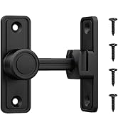 Barn Door Lock Latch – 90 or 180 Degree Barn Door Latch Slide Lock – Home Security Door Lock for ...
