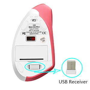 take out the USB receiver