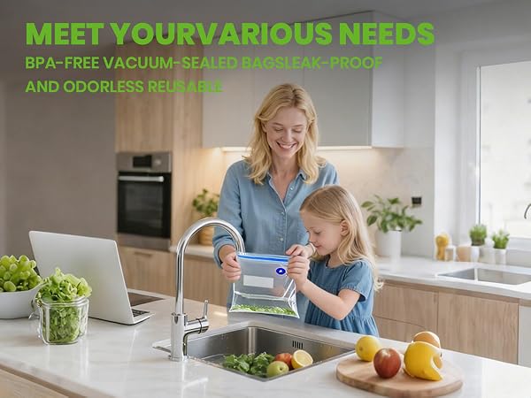 Reusable vacuum bag