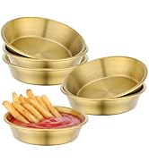 Offiper 304(18/8) Stainless Steel Sauce Ramekins, 4.6oz (135ml) Set of 6 Mini Small Metal Dipping...