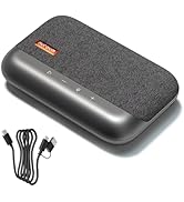 NUROUM A05U USB Conference Speaker and Microphone, Wired Speakerphone, 360° Noise Cancelling Voic...