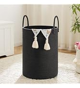 Artfeel Laundry Basket,Woven Cotton Rope Laundry Hamper,60L for Decorative Storage of Dirty Cloth...