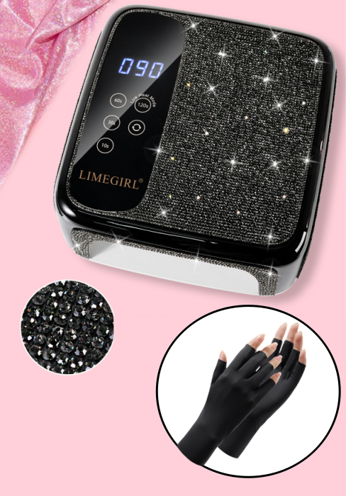 black nail lamp