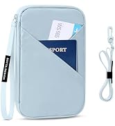 Veki Passport Holder for Travel Women, Family Passport Bag, Travel Document Organizer Case, RFID ...