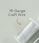 The Beadsmith Wire Elements 18-Gauge Lacquered Tarnish-Resistant Copper Wire for Jewelry Making.