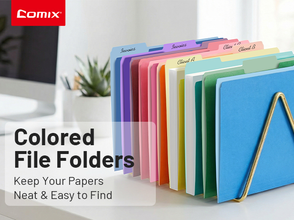 Colored file folder