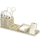 SUPEASY Pen Holder for Desk, 6 Piece Mesh Desk Organizer set for Office Organization with Mail Or...