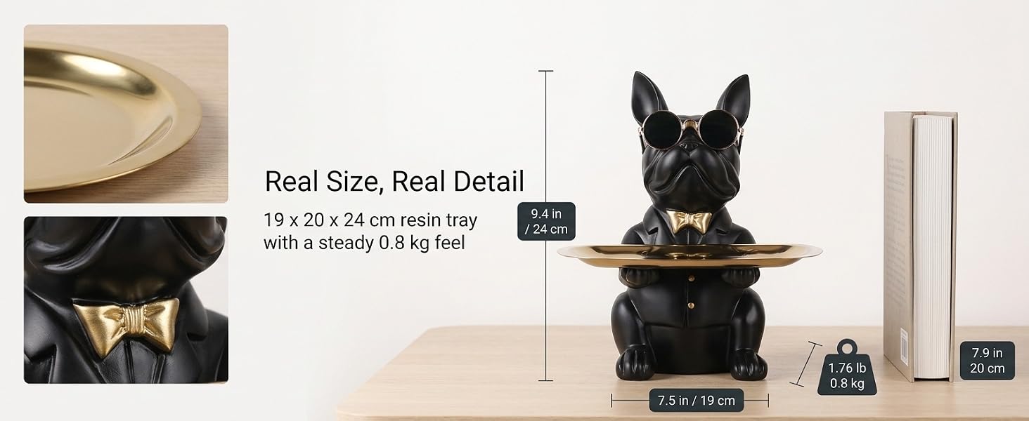 french bulldog statue
