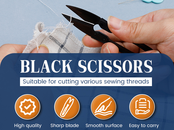Sharp yarn scissors