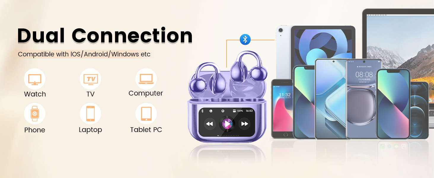 purple earbuds