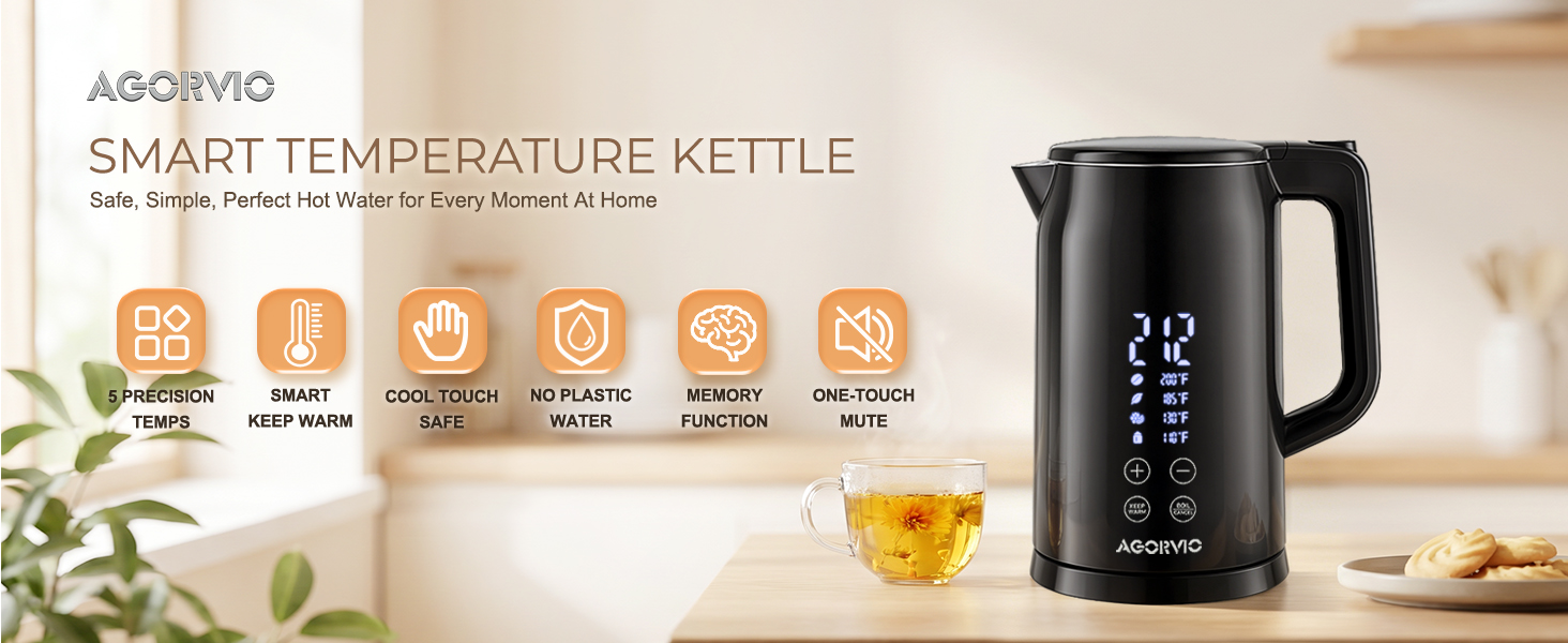 AGORVIO ELECTRIC KETTLE HIGHLIGHT
