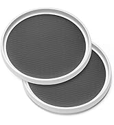 2 Pack, 12-Inch Non-Skid Lazy Susan Organizers - Turntable Rack for Pantry Organization and Stora...