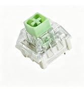 YMKPVR Kailh 35pcs Box Jade Clicky Mechanical Keyboard Switches, 3-Pin 50gf Pre-Lubed, Dustproof ...