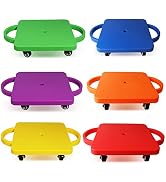 GSE Floor Scooter Board with Handles, Sitting Scooter for Kids Indoor Play Equipment, Fun Scoot B...