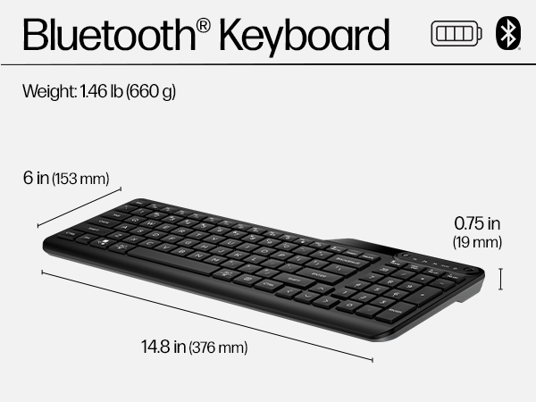keyboard dimensions