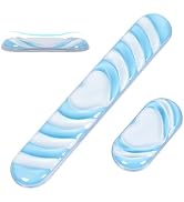 L-SPOUTTO Blue Cute Ergonomic Gel Wrist Rest for Mouse and Keyboard | Wrist Support for Mouse and...