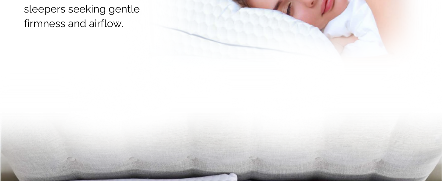 Adjustable loft pillow, medium support pillow, down alternative, comfortable sleep pillow