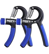 Hand Grip Strengthener - 2 Pack Forearm Exerciser Adjustable Resistance 20-90lbs Hand Squeezer fo...