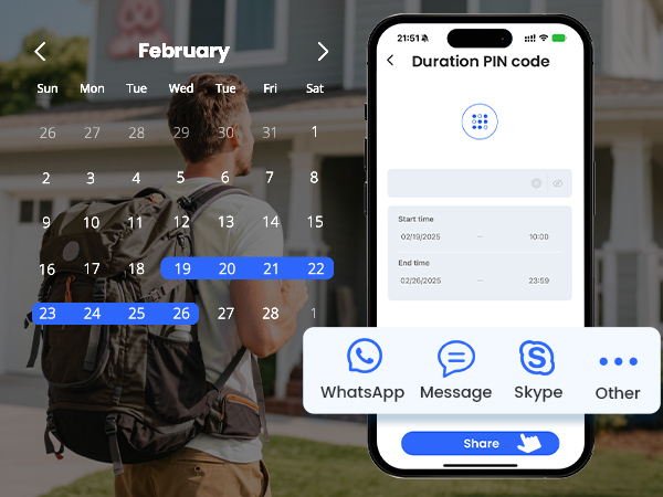 Veise Fingerprint Smart Door Lock