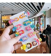 Hair Clips for Girls, 10 Pcs Cute Baby Hair Clips, Fashion Kids Hair Barrettes, Baby Girl Hair Ac...