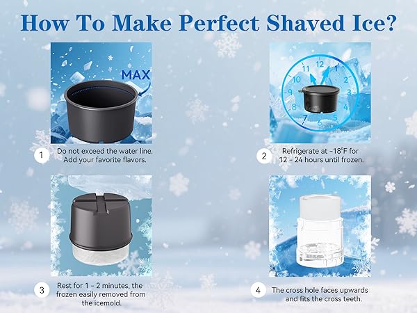 shaved ice attachment for kitchen aid