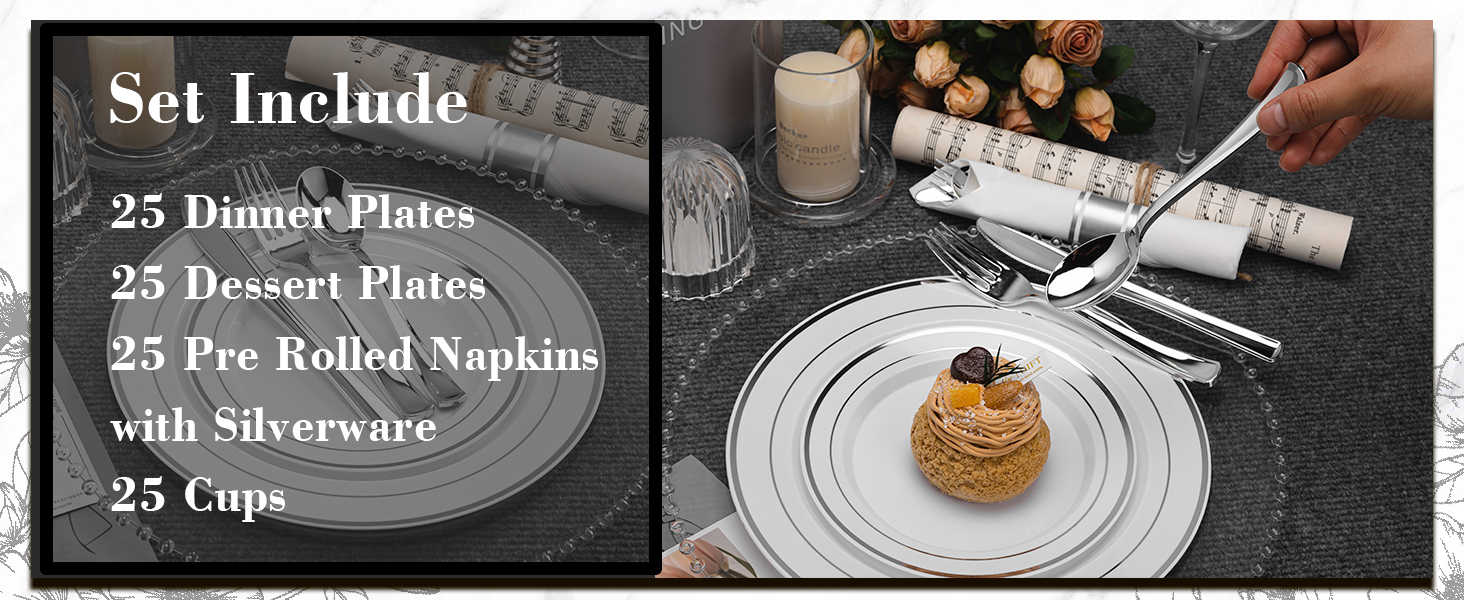 plastic plates sets
