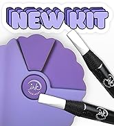 Ink Permanent Brow Helper Eyebrow Mapping Kit – Adjustable Brow Mapping Tool with 2 Eyebrow Penci...