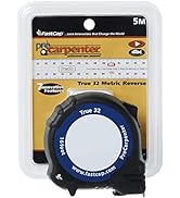 FastCap ProCarpenter True32 Metric Reverse Measuring Tape - Ideal for Professionals and Home Impr...