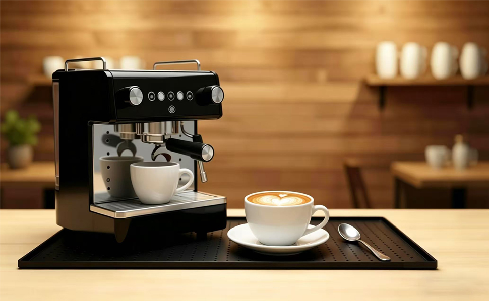 coffee machine mat