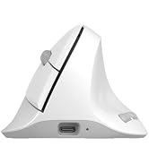 DELUX Wireless Ergonomic Vertical Mouse for Small Hands, 84g Ultra-Light,1000Hz Gaming,4000DPI, R...