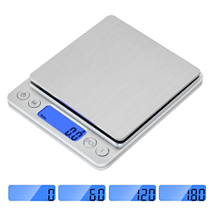 digital scales for cooking food with a digital display
