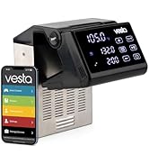 Vesta Precision Sous Vide Cooker, NSF Certified, 40L Capacity, App Control, Large Display Screen,...