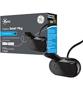 GE Cync Smart Plug, Outdoor Bluetooth and Wi-Fi Outlet Socket, Weather Resistant Plug, Works with...