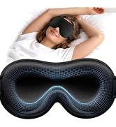 YFONG Sleep Mask for Lash Extensions, Bamboo Viscose & 100% Blackout Eye Mask for Sleeping Women ...