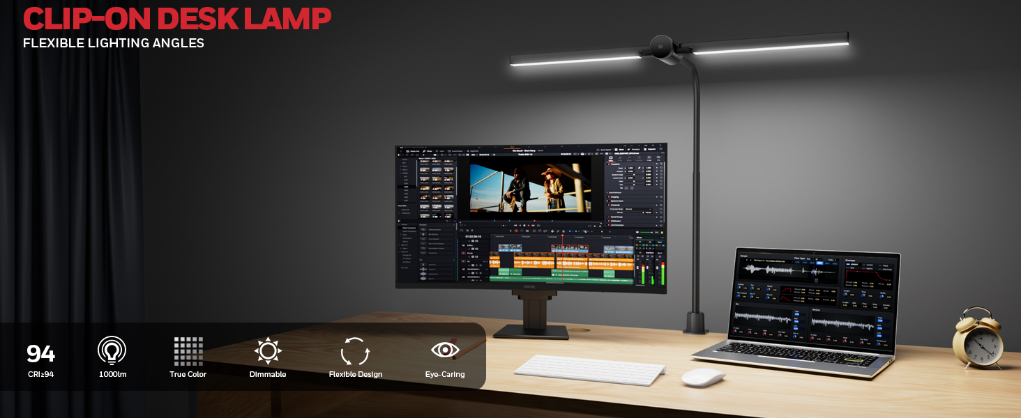 desk lamp with clamp