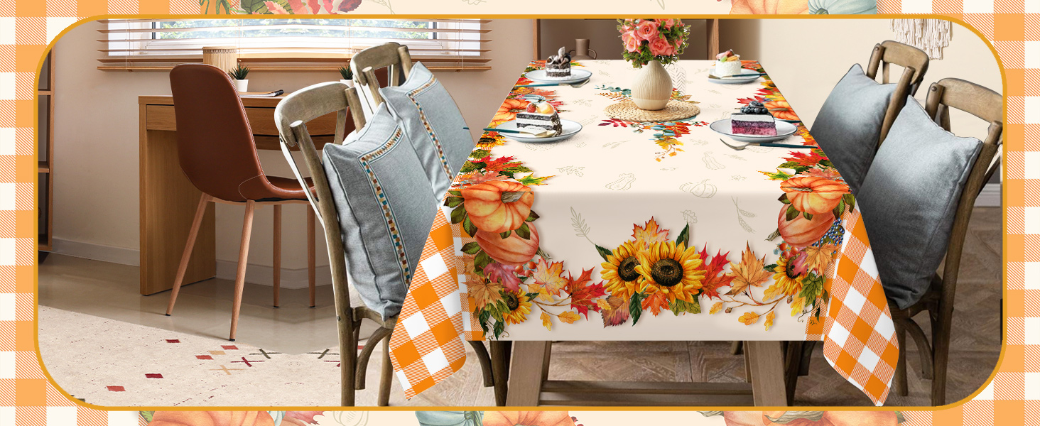pumkins table cloth