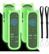 Bedycoon 2 Pack Green Glow Protective Remote Case for TCL Roku TV RC280 RC282 Remote, Shock Proof...