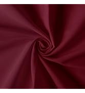 HHZZMIAO Cotton Polyester Broadcloth Fabric 57" Wide by The Yard Soft, Lightweight & Breathable M...