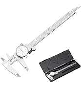 HDLNKAK Dial Caliper Shockproof Dial Caliper Precision Caliper with Watch 0-9" Range, 0.001” Reso...