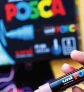 8 Posca Paint Markers, 5M Medium Posca Markers with Reversible Tips, Posca Marker Set of Acrylic ...