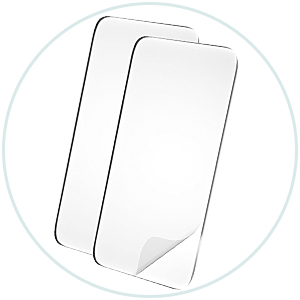 Kitchen Wall-mounted Wipes Dispenser Clear