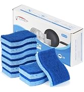 ECLINSO 9 Pack Zero Scratch Scrub Sponges, Non-Scratch Dish Scrubbers for Nonstick Pans, Multi-Su...