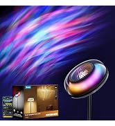 Govee Uplighter Floor Lamp for Living Room, RGBIC Ripple Projector, Floor Lamp for Bedroom, Compa...