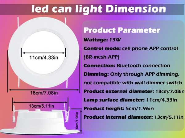smart led can lights